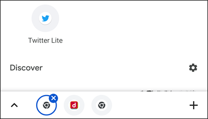 Chromeタブにバーを表示