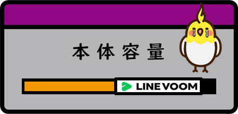 LINEVOOMで本体容量がいっぱいになりました