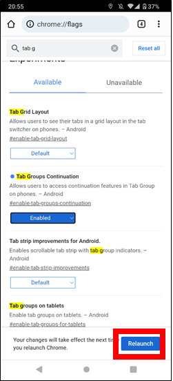 Chromeタブ一覧にプレビューを表示する方法⑤